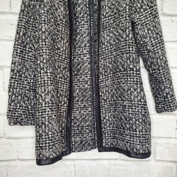 Trouve wool blend long length marled jacket - Picture 5 of 10